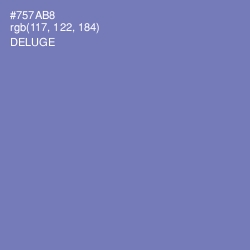 #757AB8 - Deluge Color Image