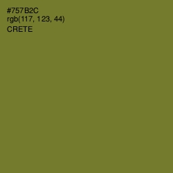 #757B2C - Crete Color Image