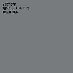 #757B7F - Boulder Color Image