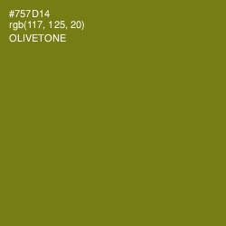 #757D14 - Olivetone Color Image