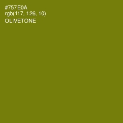 #757E0A - Olivetone Color Image