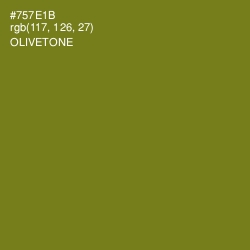 #757E1B - Olivetone Color Image