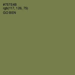 #757E4B - Go Ben Color Image