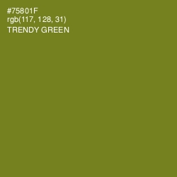 #75801F - Trendy Green Color Image