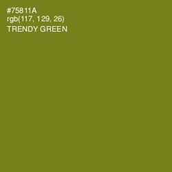 #75811A - Trendy Green Color Image