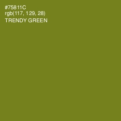 #75811C - Trendy Green Color Image