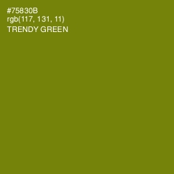 #75830B - Trendy Green Color Image