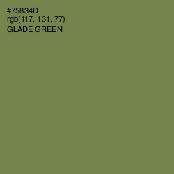 #75834D - Glade Green Color Image