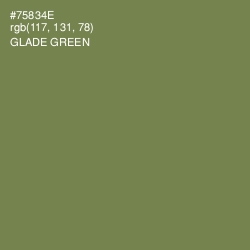 #75834E - Glade Green Color Image
