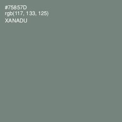 #75857D - Xanadu Color Image