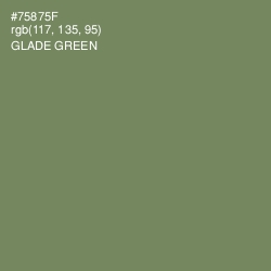 #75875F - Glade Green Color Image