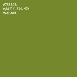 #75882B - Wasabi Color Image