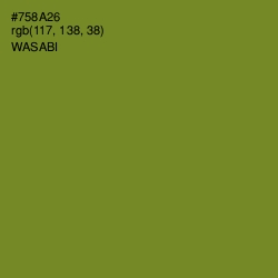 #758A26 - Wasabi Color Image