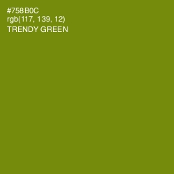 #758B0C - Trendy Green Color Image