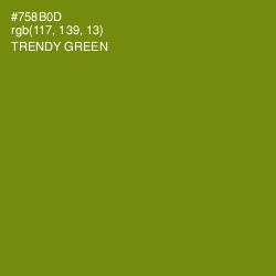 #758B0D - Trendy Green Color Image