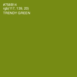 #758B14 - Trendy Green Color Image