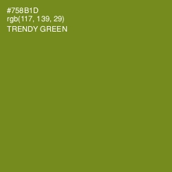 #758B1D - Trendy Green Color Image