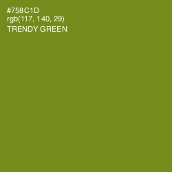 #758C1D - Trendy Green Color Image