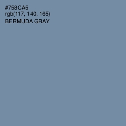 #758CA5 - Bermuda Gray Color Image