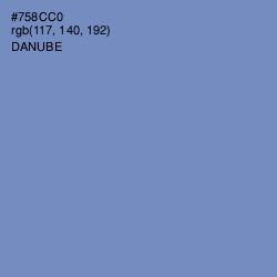 #758CC0 - Danube Color Image