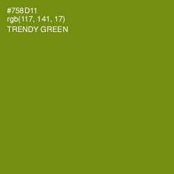 #758D11 - Trendy Green Color Image