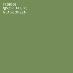 #758D56 - Glade Green Color Image