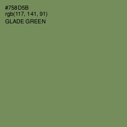 #758D5B - Glade Green Color Image