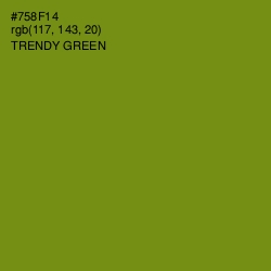 #758F14 - Trendy Green Color Image