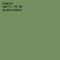 #758F5F - Glade Green Color Image