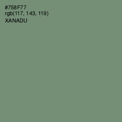 #758F77 - Xanadu Color Image