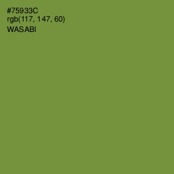 #75933C - Wasabi Color Image