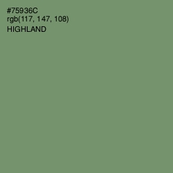 #75936C - Highland Color Image