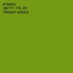 #759B16 - Trendy Green Color Image