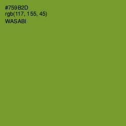 #759B2D - Wasabi Color Image