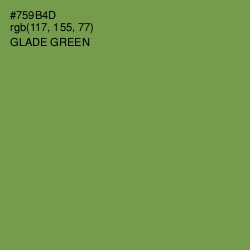 #759B4D - Glade Green Color Image