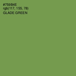 #759B4E - Glade Green Color Image
