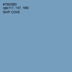 #759DBD - Ship Cove Color Image