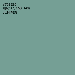 #759E95 - Juniper Color Image