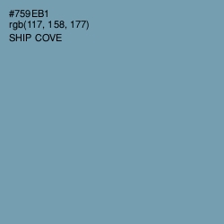 #759EB1 - Ship Cove Color Image