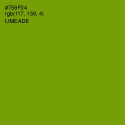 #759F04 - Limeade Color Image