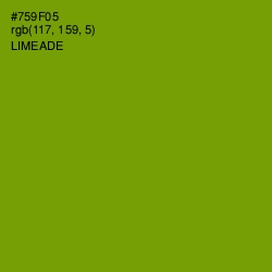 #759F05 - Limeade Color Image