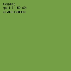 #759F45 - Glade Green Color Image