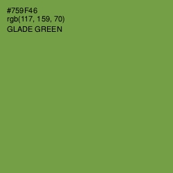 #759F46 - Glade Green Color Image