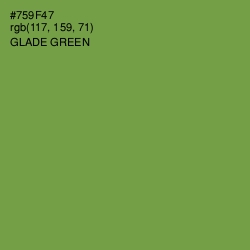 #759F47 - Glade Green Color Image