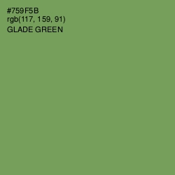 #759F5B - Glade Green Color Image