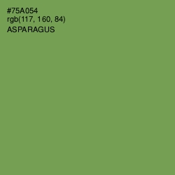 #75A054 - Asparagus Color Image