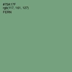 #75A17F - Fern Color Image