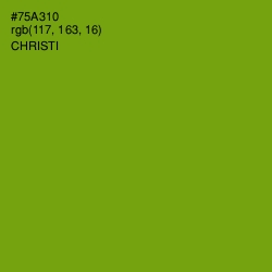 #75A310 - Christi Color Image