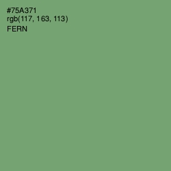 #75A371 - Fern Color Image