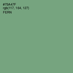 #75A47F - Fern Color Image